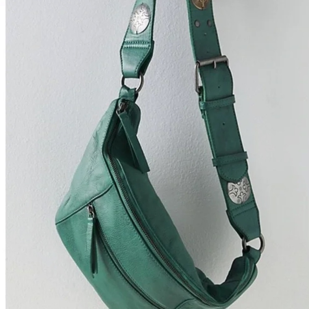 Free People Wilder Embellished Sling Leather Bag - Picture 2 of 7